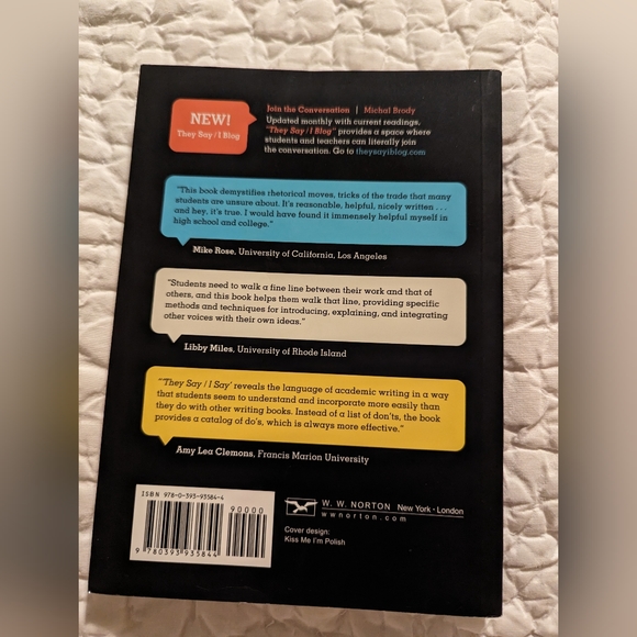 They Say / I Say The Moves That Matter in Academic Writing (Third Edition) Book - Picture 6 of 6